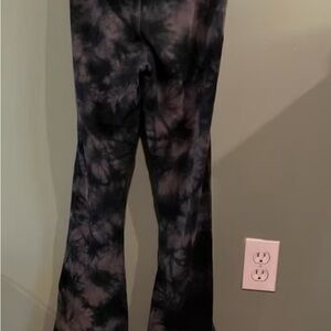 PINK Tie Dye Crossover Flare Pant